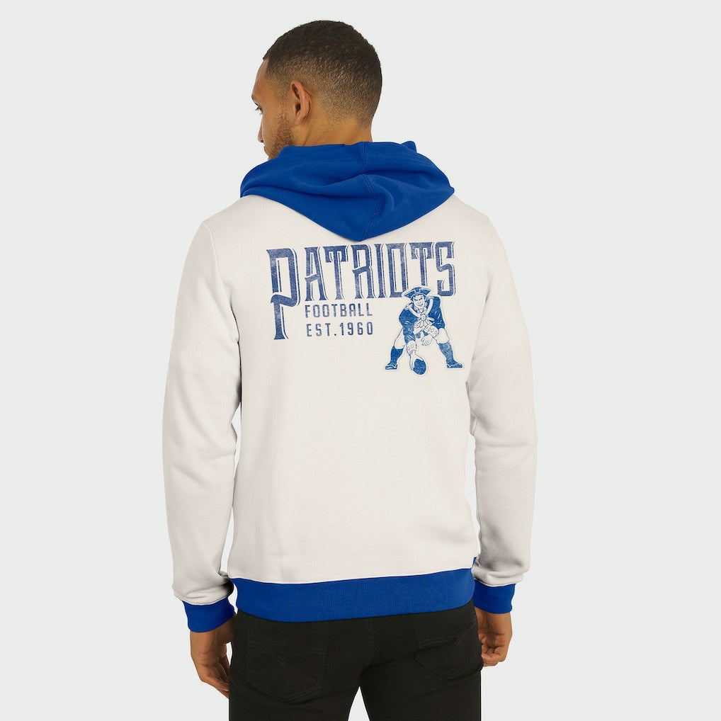 New England Patriots Fanatics Darius Rucker Collection Distressed Graphics Full-Zip Hoodie