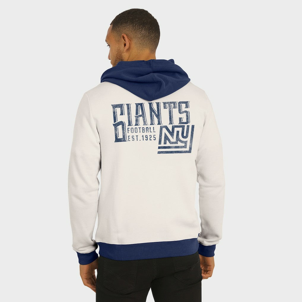 New York Giants Fanatics Darius Rucker Collection Distressed Graphics Full-Zip Hoodie