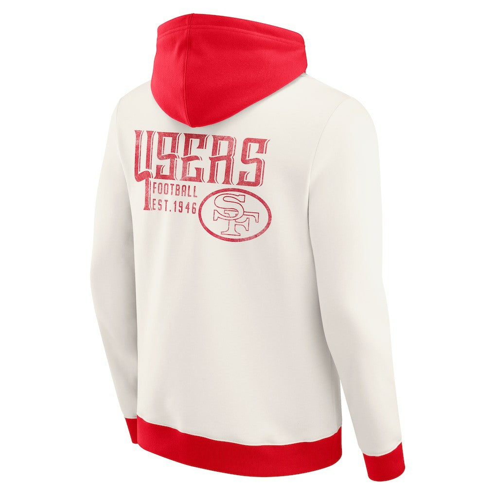 San Francisco 49ers Fanatics Darius Rucker Collection Distressed Graphics Full-Zip Hoodie
