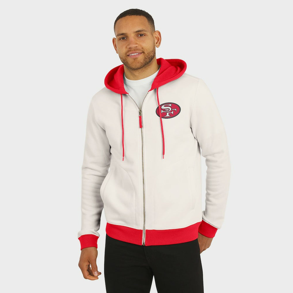 San Francisco 49ers Fanatics Darius Rucker Collection Distressed Graphics Full-Zip Hoodie