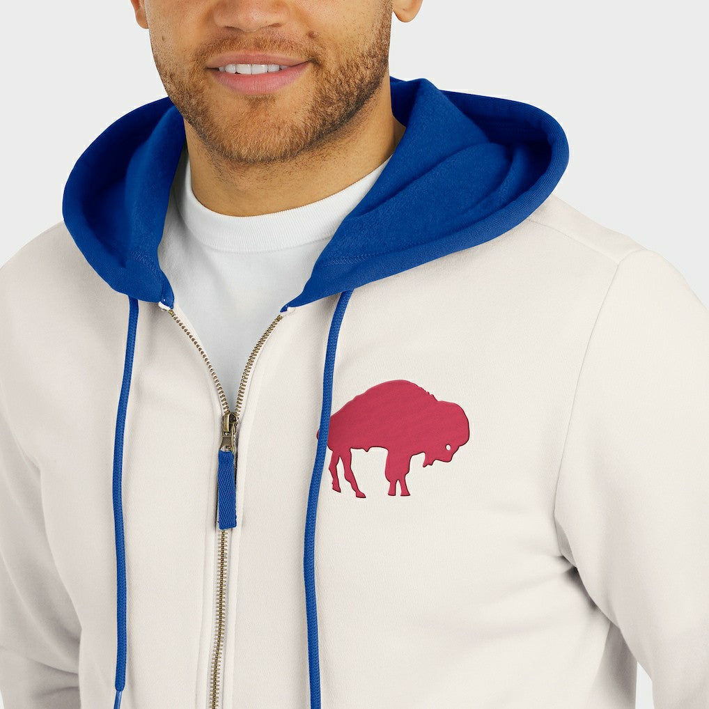 Buffalo Bills Fanatics Darius Rucker Collection Distressed Graphics Full-Zip Hoodie