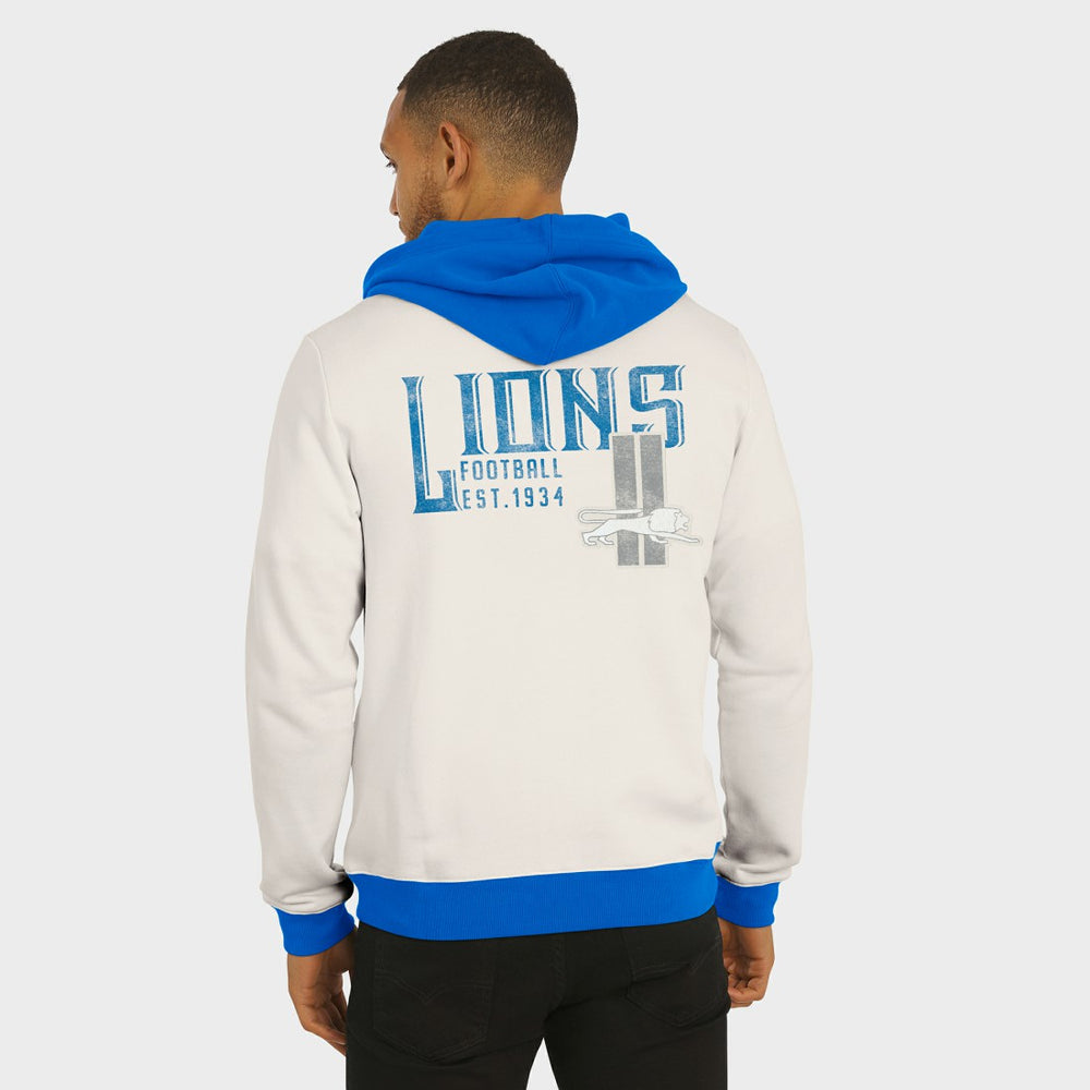 Detroit Lions Fanatics Darius Rucker Collection Distressed Graphics Full-Zip Hoodie