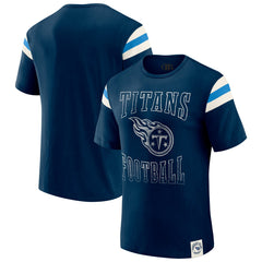 Tennessee Titans Fanatics Darius Rucker Collection Football Stripe Sleeve T-Shirt