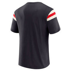 Houston Texans Fanatics Darius Rucker Collection Football Stripe Sleeve T-Shirt