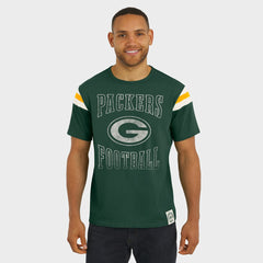 Green Bay Packers Fanatics Darius Rucker Collection Football Stripe Sleeve T-Shirt