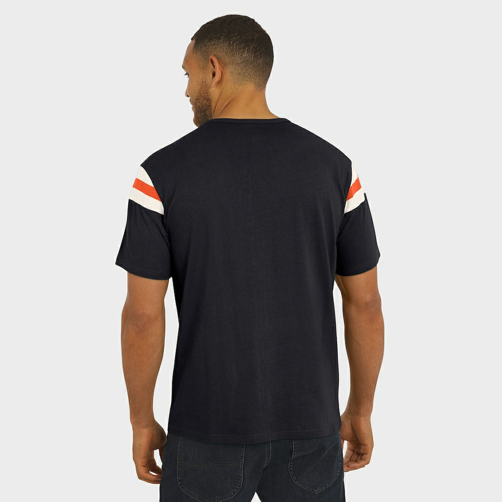 Cincinnati Bengals Fanatics Darius Rucker Collection Football Stripe Sleeve T-Shirt