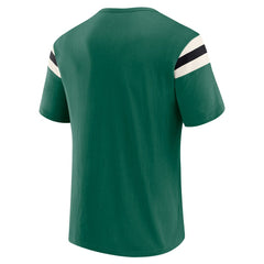 New York Jets Fanatics Darius Rucker Collection Football Stripe Sleeve T-Shirt