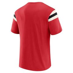 San Francisco 49ers Fanatics Darius Rucker Collection Football Stripe Sleeve T-Shirt