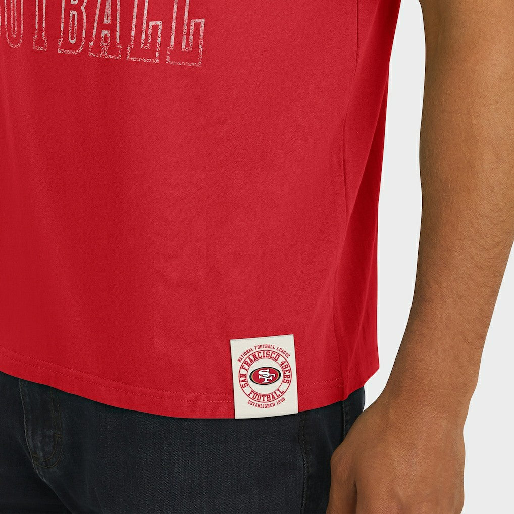 San Francisco 49ers Fanatics Darius Rucker Collection Football Stripe Sleeve T-Shirt
