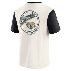 Jacksonville Jaguars Fanatics Darius Rucker Collection Henley Colorblock Slub Pocket T-Shirt