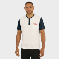 Chicago Bears Fanatics Darius Rucker Collection Henley Colorblock Slub Pocket T-Shirt