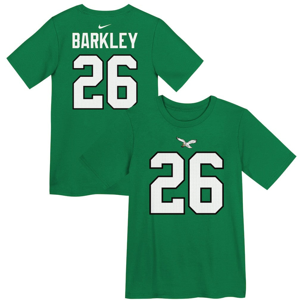 Philadelphia Eagles Nike Saquon Barkley  Preschool Player Name & Number T-Shirt