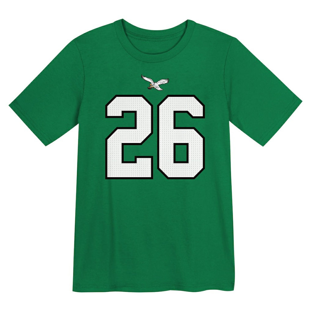 Philadelphia Eagles Nike Saquon Barkley  Preschool Player Name & Number T-Shirt