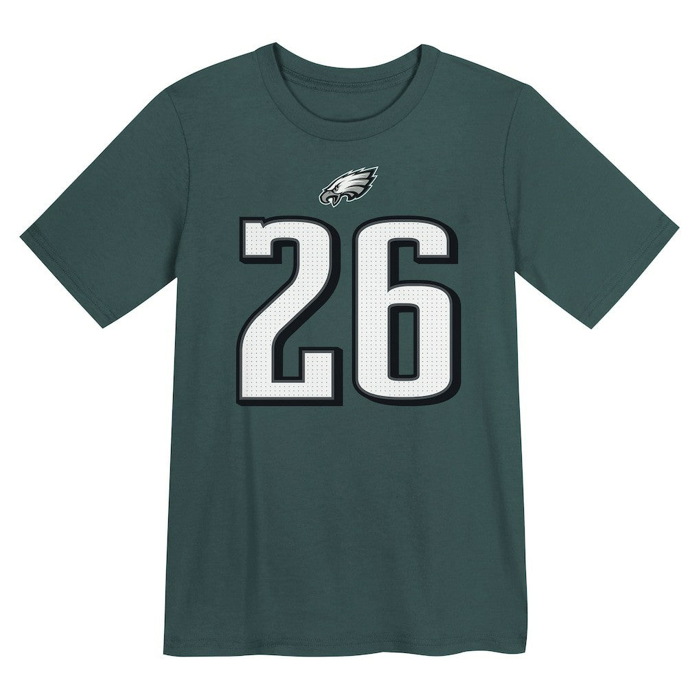 Philadelphia Eagles Nike Saquon Barkley  Preschool Player Name & Number T-Shirt