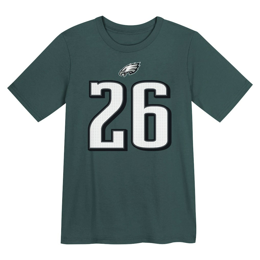 Philadelphia Eagles Nike Saquon Barkley  Preschool Player Name & Number T-Shirt