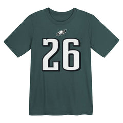 Philadelphia Eagles Nike Saquon Barkley  Preschool Player Name & Number T-Shirt