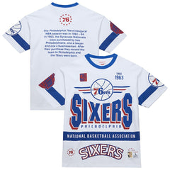 Philadelphia 76ers Unisex Hardwood Classics Vintage Team Origins Premium T-Shirt On Sale