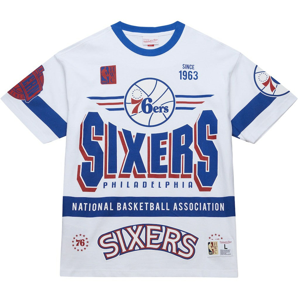 Philadelphia 76ers Unisex Hardwood Classics Vintage Team Origins Premium T-Shirt On Sale