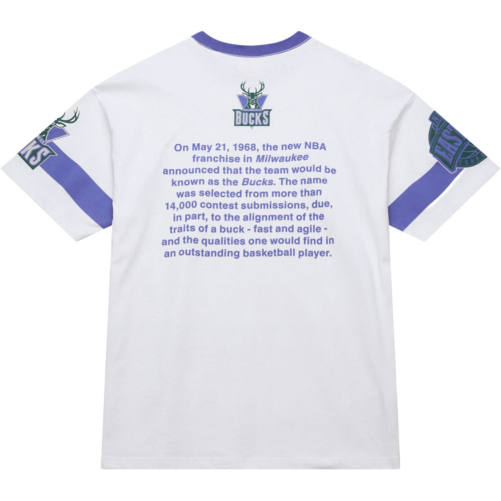 Milwaukee Bucks Unisex Hardwood Classics Vintage Team Origins Premium T-Shirt Online