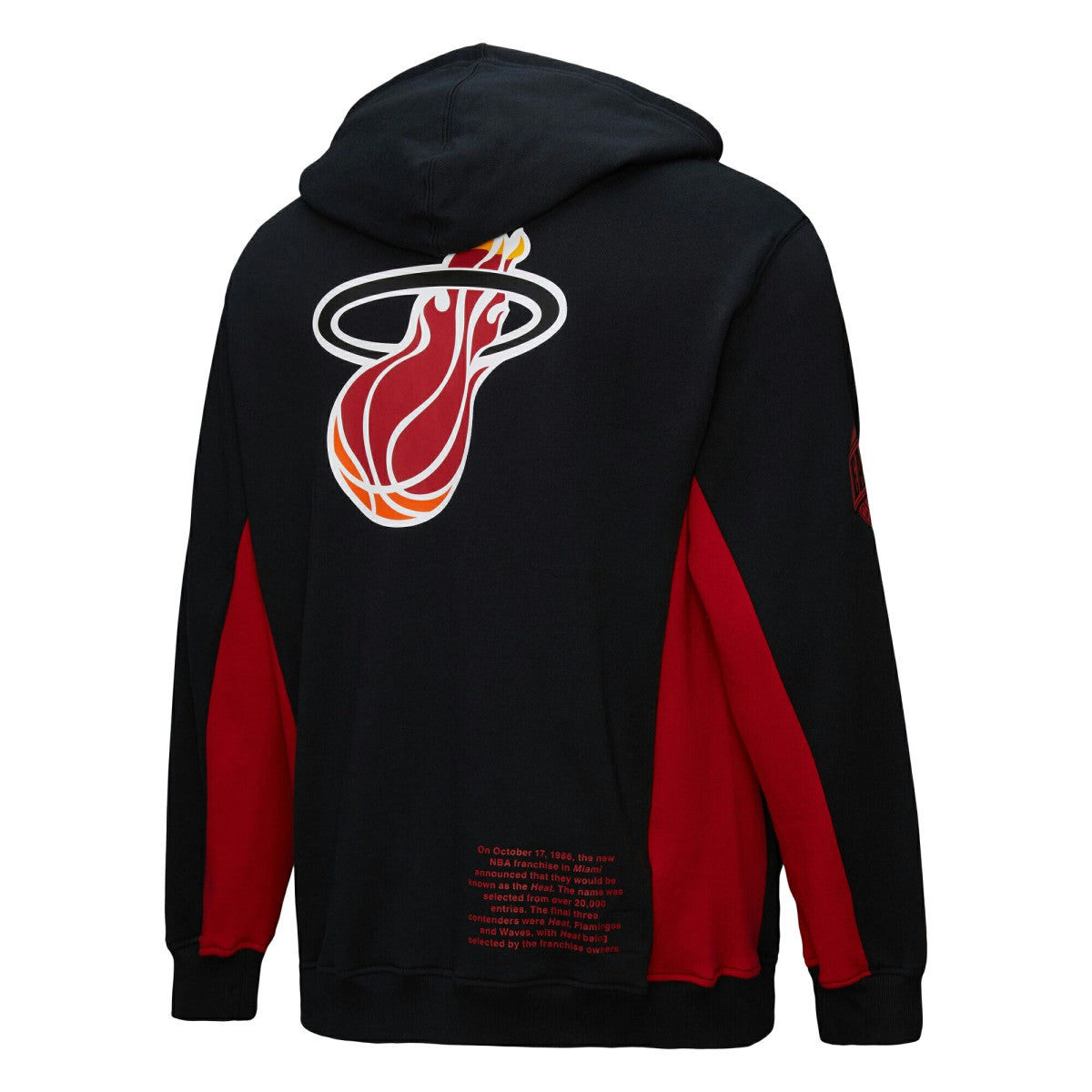Miami Heat Hardwood Classics Team Origins Fleece Pullover Hoodie Online