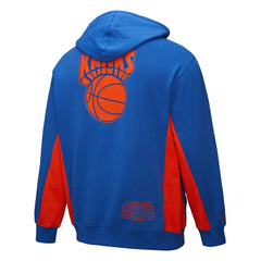 New York Knicks Hardwood Classics Team Origins Fleece Pullover Hoodie For Sale