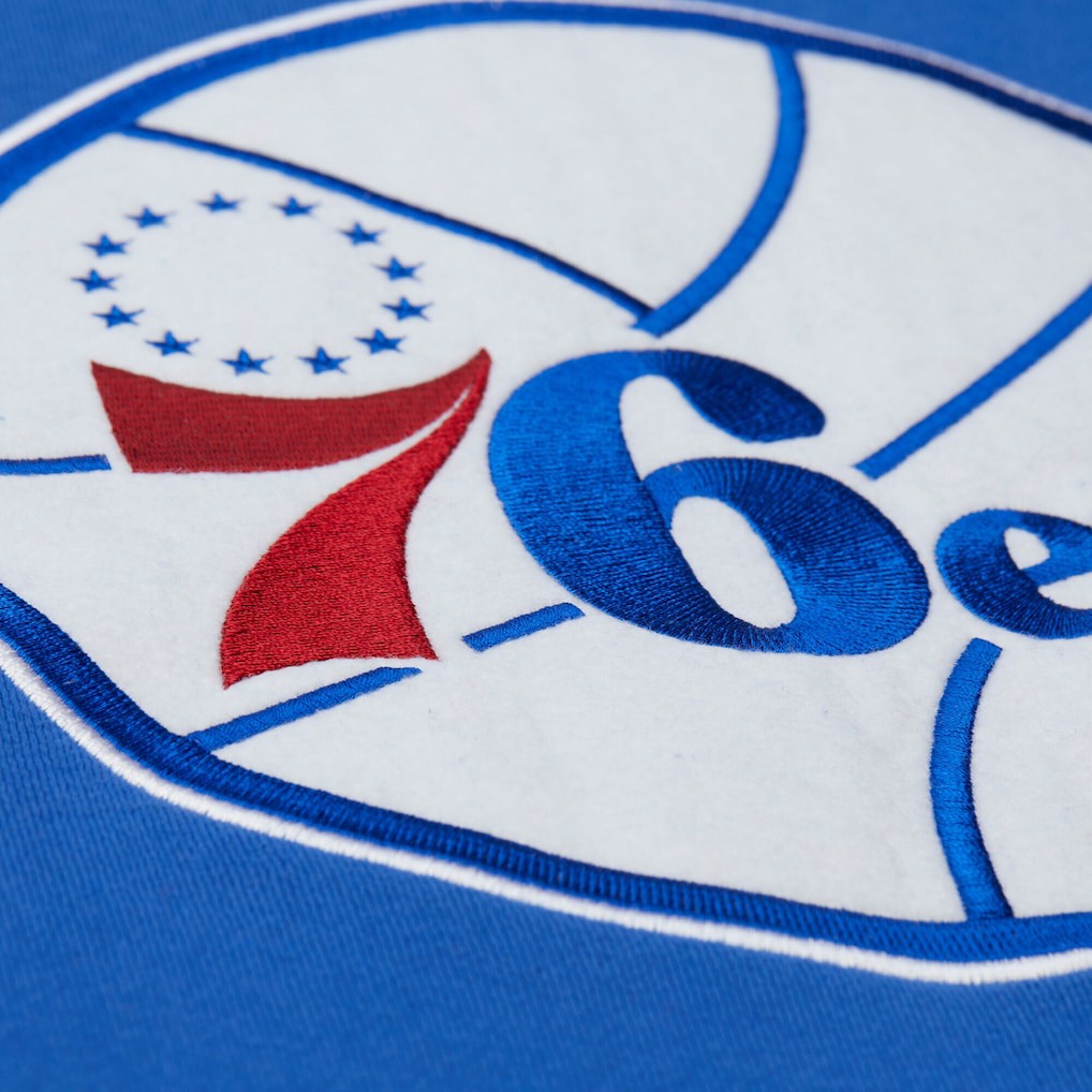 Philadelphia 76ers Hardwood Classics Team Origins Fleece Pullover Hoodie Online