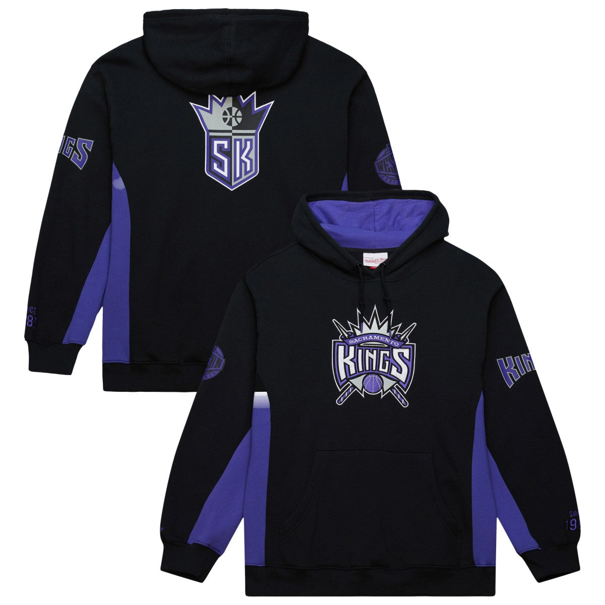 Sacramento Kings Hardwood Classics Team Origins Fleece Pullover Hoodie Online