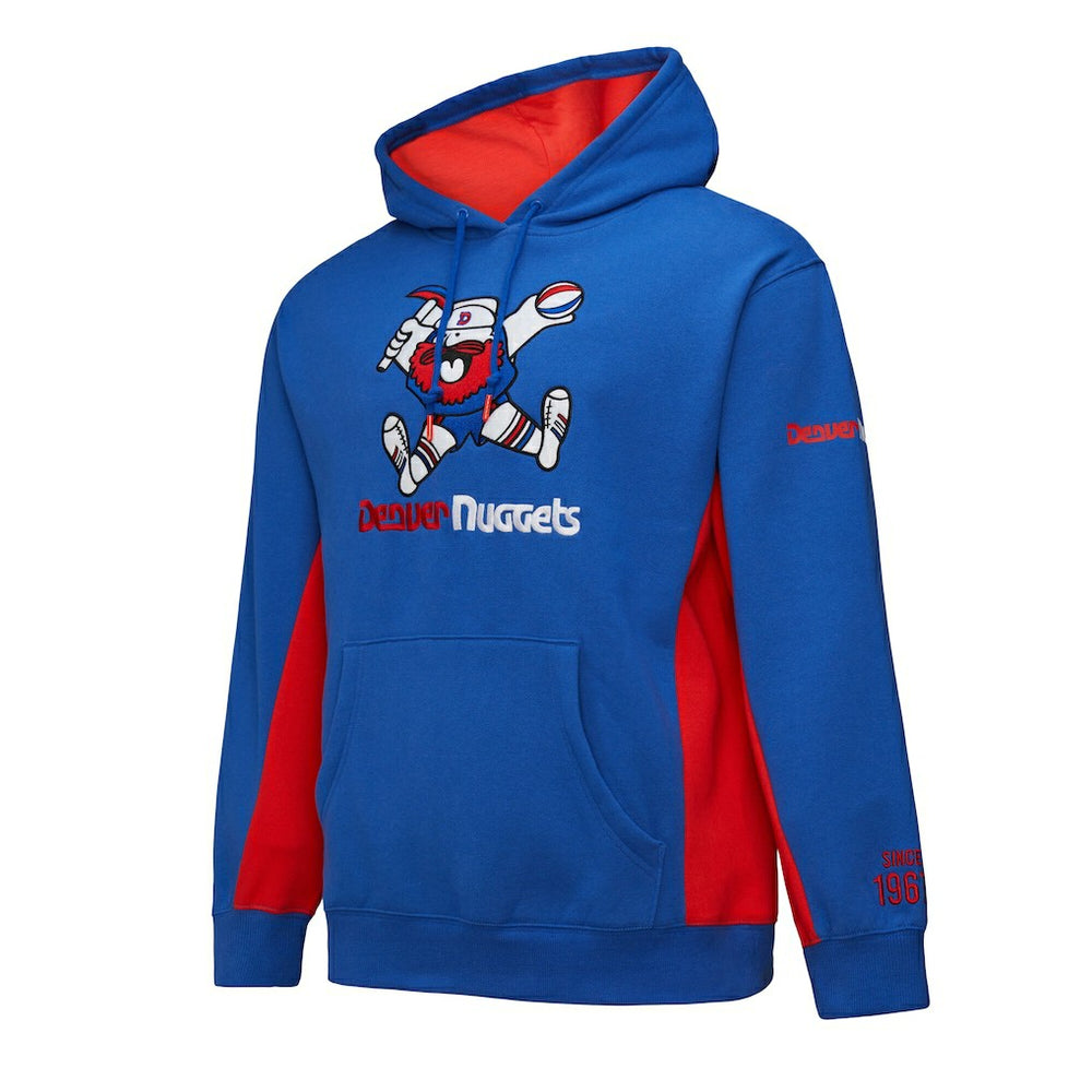 Denver Nuggets Hardwood Classics Team Origins Fleece Pullover Hoodie sale Outlet