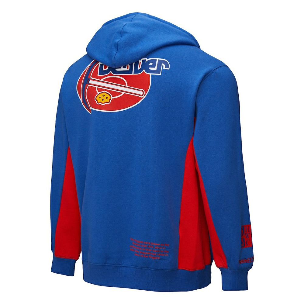 Denver Nuggets Hardwood Classics Team Origins Fleece Pullover Hoodie sale Outlet