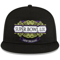 Philadelphia Eagles New Era Super Bowl LIX Tarmac Split Panel 9FIFTY Snapback Hat