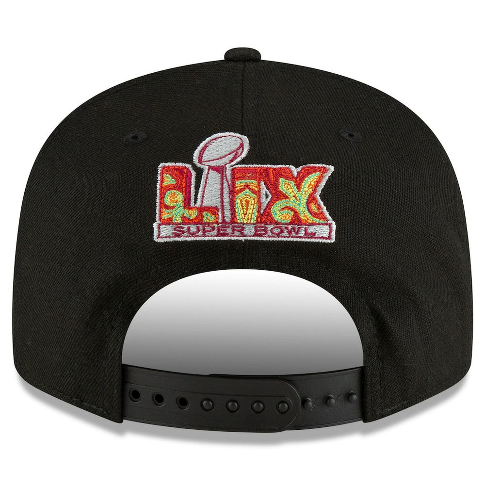 Philadelphia Eagles New Era Super Bowl LIX Tarmac Split Panel 9FIFTY Snapback Hat