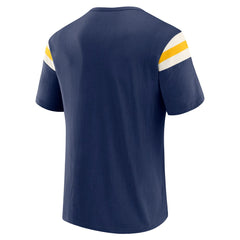 Milwaukee Brewers Darius Rucker Collection by Fanatics Distressed Sleeve Stripe T-Shirt | MLB US