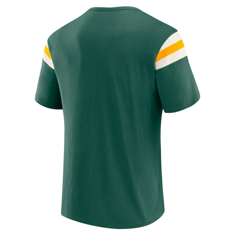 Athletics Darius Rucker Collection by Fanatics Distressed Sleeve Stripe T-Shirt | MLB Online