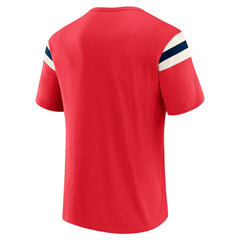 St. Louis Cardinals Darius Rucker Collection by Fanatics Distressed Sleeve Stripe T-Shirt | MLB Discount