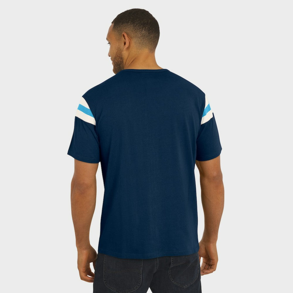 Tampa Bay Rays Darius Rucker Collection by Fanatics Distressed Sleeve Stripe T-Shirt | MLB US
