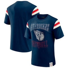 Cleveland Guardians Darius Rucker Collection by Fanatics Distressed Sleeve Stripe T-Shirt | MLB New