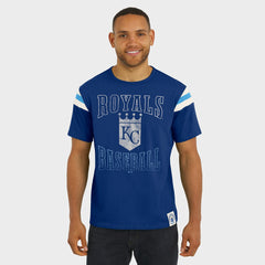 Kansas City Royals Darius Rucker Collection by Fanatics Distressed Sleeve Stripe T-Shirt | MLB New
