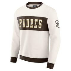 San Diego Padres Darius Rucker Collection by Fanatics Colorblock Crewneck Sweatshirt | MLB For sale