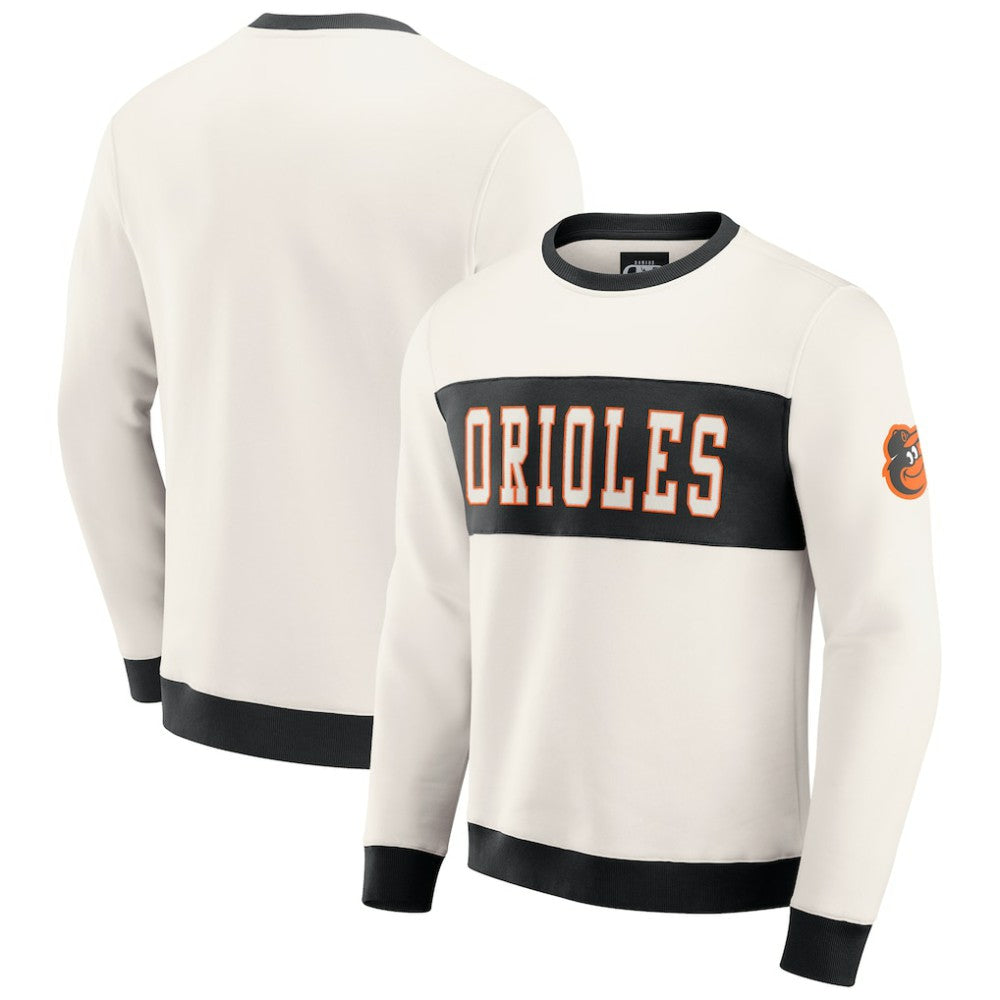 Baltimore Orioles Darius Rucker Collection by Fanatics Colorblock Crewneck Sweatshirt | MLB Online
