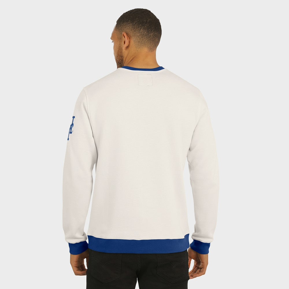 New York Mets Darius Rucker Collection by Fanatics Colorblock Crewneck Sweatshirt | MLB Discount