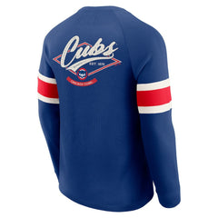 Chicago Cubs Darius Rucker Collection by Fanatics Waffle-Knit Raglan Long Sleeve Henley T-Shirt | MLB Shop