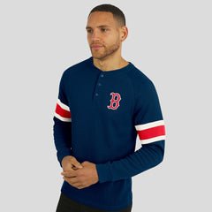 Boston Red Sox Darius Rucker Collection by Fanatics Waffle-Knit Raglan Long Sleeve Henley T-Shirt | MLB Sale