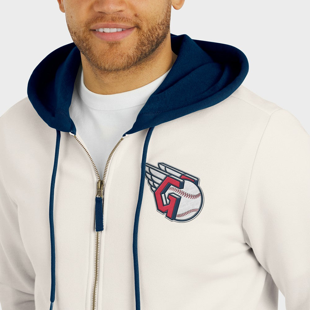 Cleveland Guardians Darius Rucker Collection by Fanatics Men's Polar Fleece Full-Zip Hoodie | MLB Shop