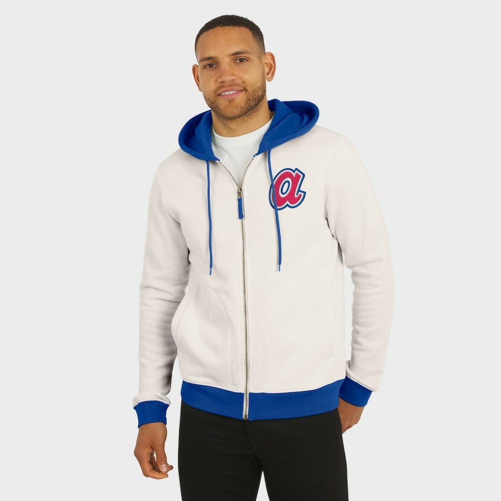 Atlanta Braves Darius Rucker Collection by Fanatics Men's Polar Fleece Full-Zip Hoodie | MLB Discount