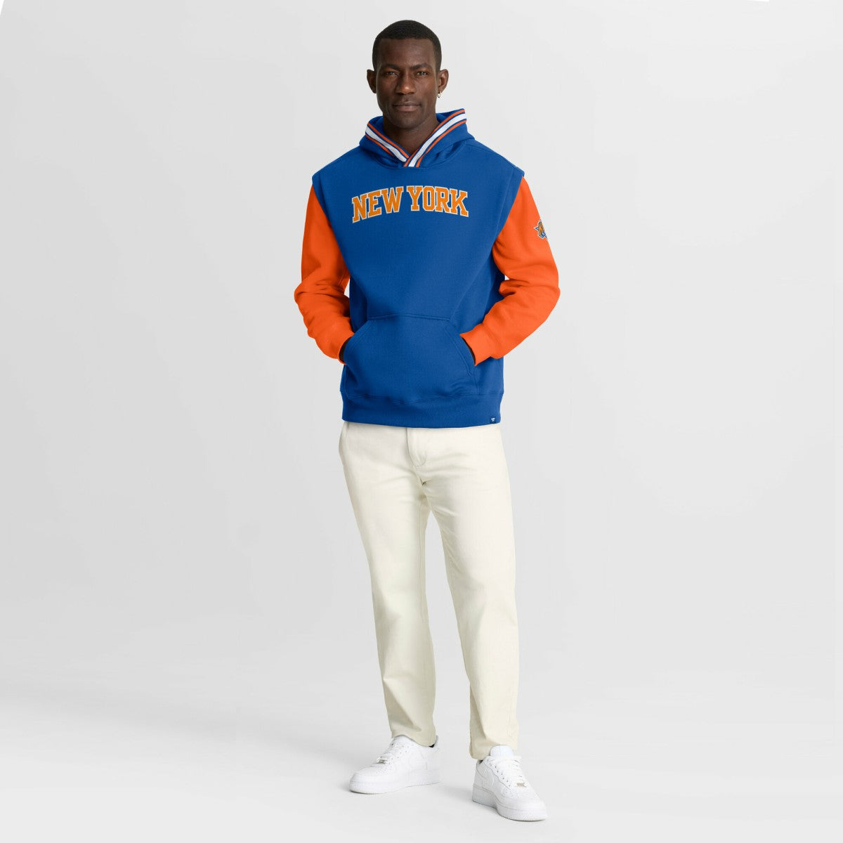 New York Knicks Half Court Shot Clock Fastbreak Hoodie For Sale