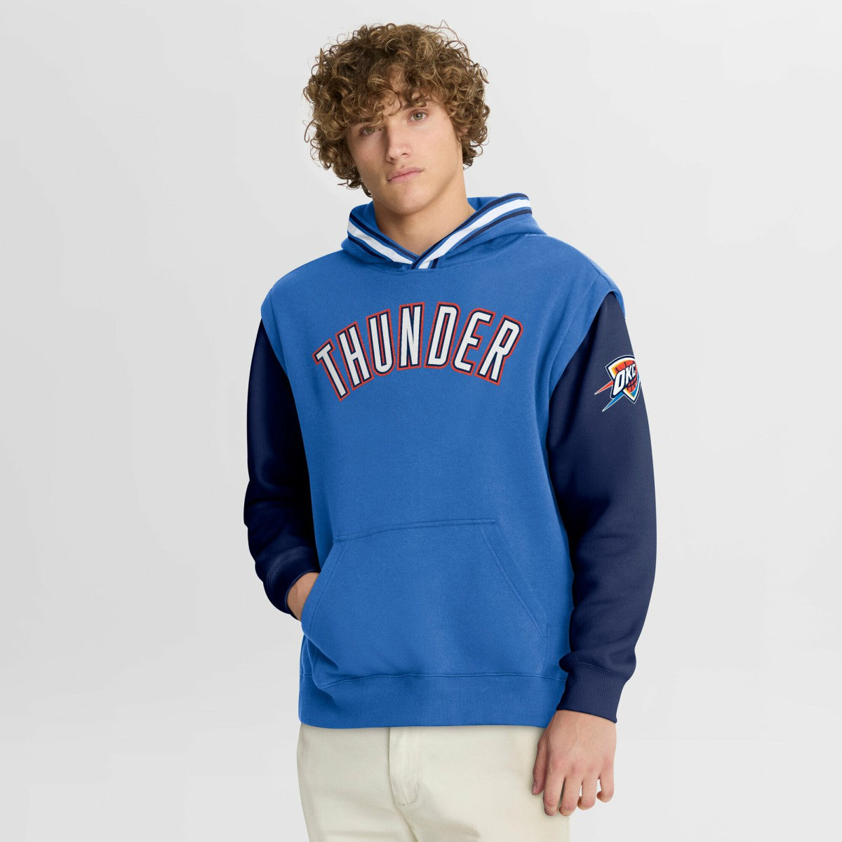 Oklahoma City Thunder Half Court Shot Clock Fastbreak Hoodie Discount