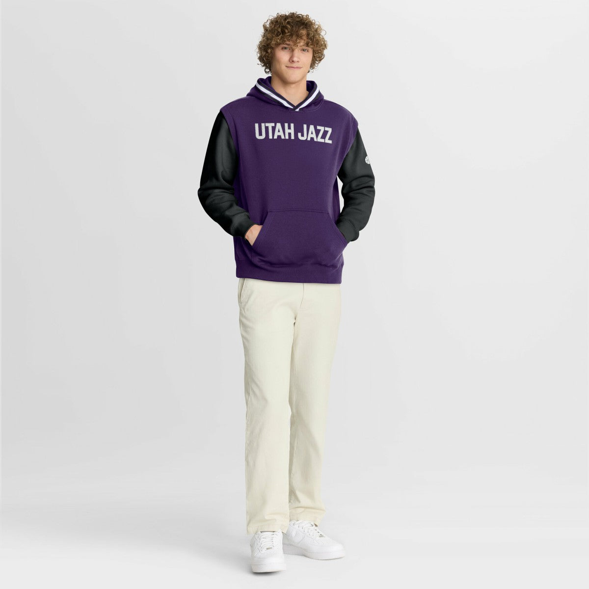 Utah Jazz Half Court Shot Clock Fastbreak Hoodie Discount