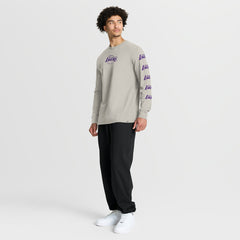 Los Angeles Lakers Crossover Collection Ball Screen Action Premium Long Sleeve T-Shirt For Sale