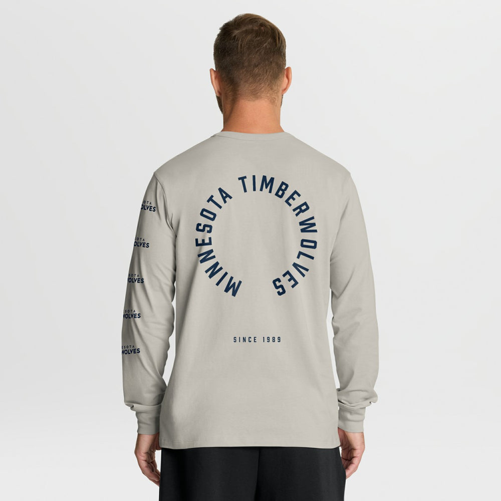 Minnesota Timberwolves Crossover Collection Ball Screen Action Premium Long Sleeve T-Shirt On Sale
