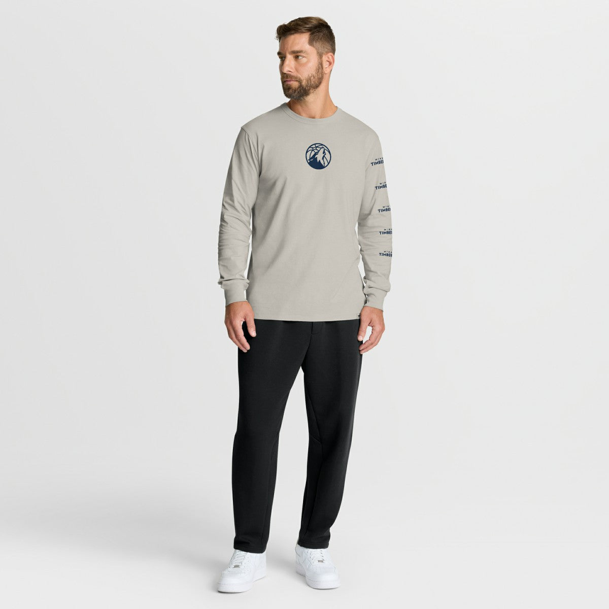 Minnesota Timberwolves Crossover Collection Ball Screen Action Premium Long Sleeve T-Shirt On Sale